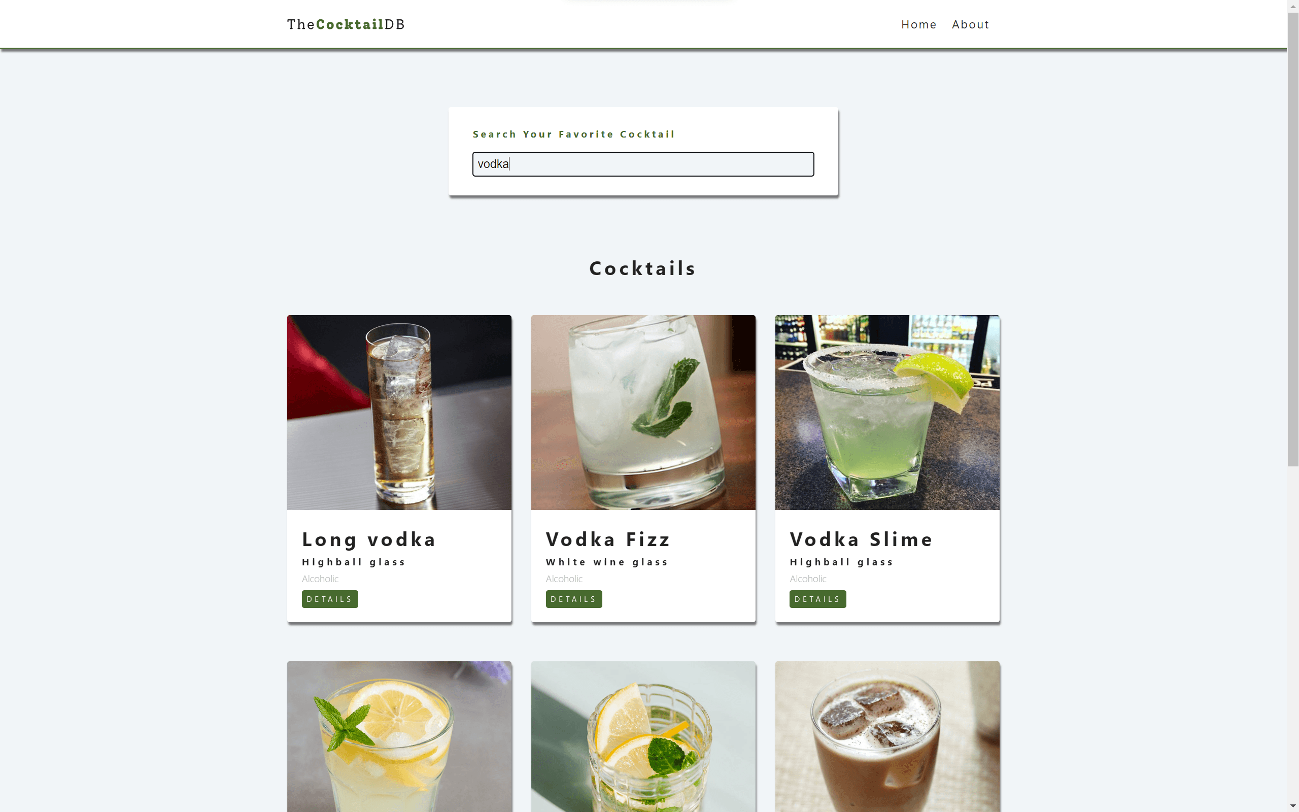 The CocktailDB